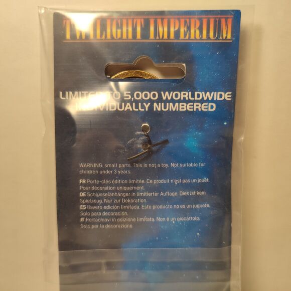 Twilight Imperium Pax Magnifica Bellum Gloriosum Keyring Official Metal Keychain - Picture 2 of 3